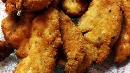 Пилешки филенца, мариновани с чесън и соев сос