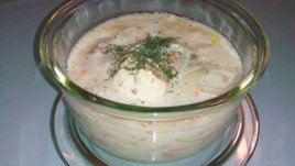 Супа с лук и сметана