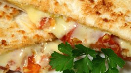 Тост сандвич на тиган