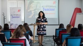 Официално започна менторската програма STEMfem Junior на А1