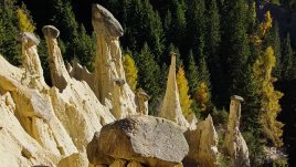 Земните пирамиди в Италия (галерия) 