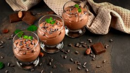 Шоколадов пудинг със соево мляко
