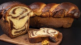 Румънски козунак с плънка