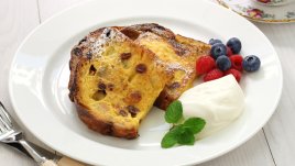 Козуначени пържени филийки 