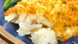 Печена риба с хрупкава коричка