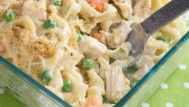 Паста с пилешко и пармезан на фурна