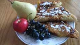 Триъгълни банички с пържена тиква