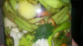 Туршия „Бамя с три вида люти чушки“