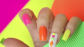 Неонови маникюри за лятото (галерия) 