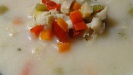 Шкембе чорба със зеленчуци