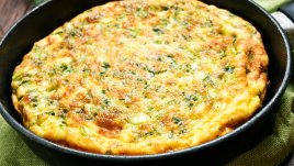 Печена фритата с бекон и чедър