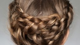 Красива и лесна прическа с плитки