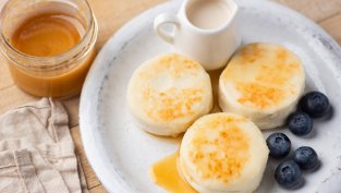 Протеинови палачинки с извара