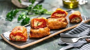 Рецепта за чушки бюрек от Лора и Стоян 