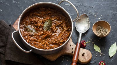 Средиземноморско телешко с артишок 