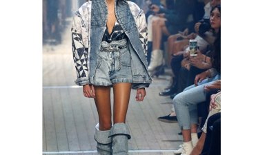 Деним в стил 80-те и много блясък за пролет/лято 2019