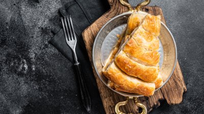 Постна баница с лук за Игнажден
