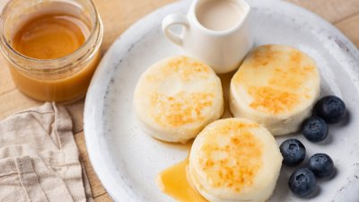 Протеинови палачинки с извара