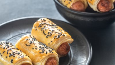 Кренвирши в бутертесто с ким