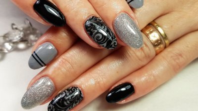 Елегантни идеи за маникюр в сиво (галерия)