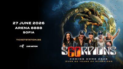Scorpions отново у нас с юбилейно шоу на 27 юни 2026: 60 години рок история в София