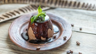 Панакота с кафе 