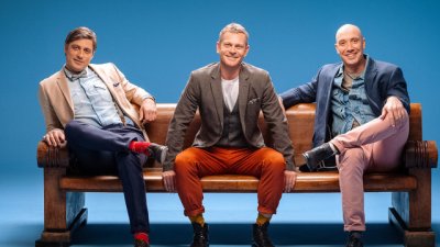 Юлиан Вергов, Захари Бахаров и Владо Карамазов на една сцена