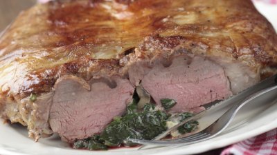 Пълнено агнешко със спанак