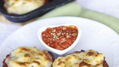 Запечен патладжан с домат и кашкавал