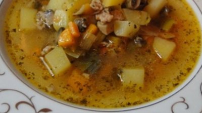 Супа с кайма и зеленчуци