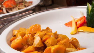 Сладки картофи с меден сос