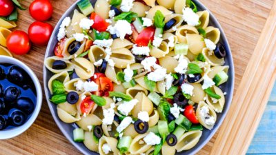 Гръцка салата с паста