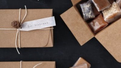 Коледни карамелени бонбони