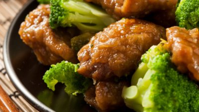Говеждо с броколи и соев сос