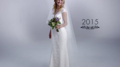 Булчински визии през последните 100 години (видео)