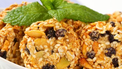 Здравословни пълнозърнести бисквити с банан