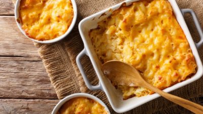 Разкошни макарони на фурна с кафява захар