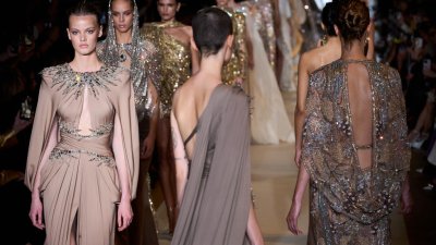 Лъскави материи от Zuhair Murad за пролет/лято 2024