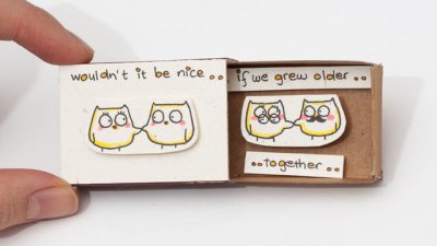 Любов, събрана в кибритена кутийка