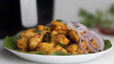 Пилешки хапки в еърфрайър