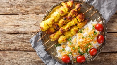 Пилешки шишчета с вкусна марината