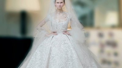 Красиви булчински рокли в стил Ели Сааб