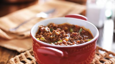 Супа с телешка кайма и зеленчуци 