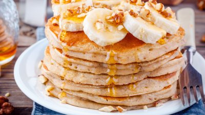 Протеинови палачинки с банан и овес 