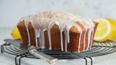 Портокалов кекс с глазура в блендер