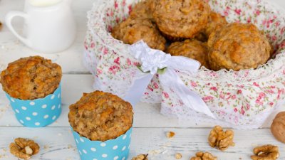 Овесени мъфини с банан и канела 