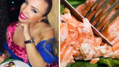 Рецептата на Паолина Петракиева за сьомга с чери домати и каперси 