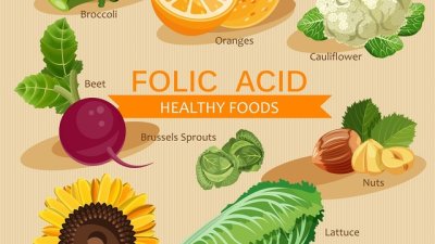 Дефицитът на фолиева киселина може да предизвика анемия