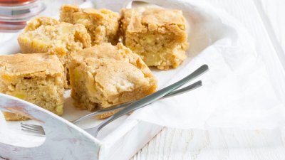 Ябълкови браунита с канела