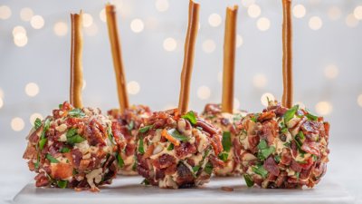 Топчета с бекон и крема сирене 